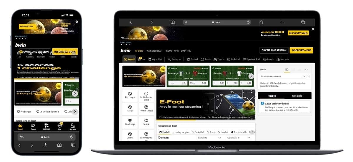 Bwin paris sportifs