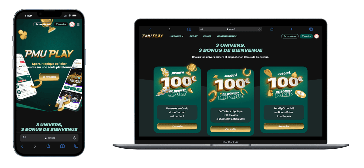PMU Play - meilleur bookmaker en france