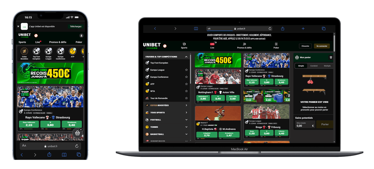 unibet - meilleur site de paris sportif en ligne